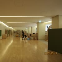５月１３日　本日は国立駅南口徒歩1分の場所に7月2日オープン予定の子育ち子育て応援テラスを見学しました