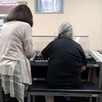 入院中ですが、エレクトーンのレッスンに出かけました。
