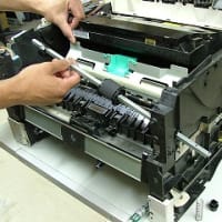LBP-1810 手差し給紙ローラーの取替