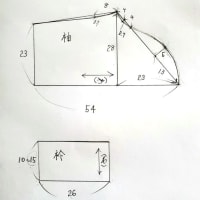 TANAKA式カットソー初級カリキュラムのフレアーチュニック囲み製図