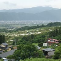 棚田にて