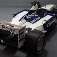 完成ーペーパークラフトF1 Williams FW24を作る－その４