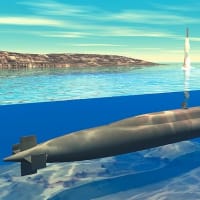 世界の艦船　オハイオ級戦略ミサイル原子力潜水艦(SSBN)