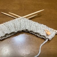 「子どものマリン帽子」編み始めました