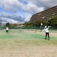 【絵画】 木下勝 小豆島オリーブ園 1973年作 油絵 風景画 日展常連 小豆島オリーブ公園ギリシャ風車」の絵です - どろ亀のプロムナード