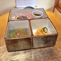 豊島鰻寮 一月庵の見た目にも涼しい６月（水無月）のコース前菜のご紹介！