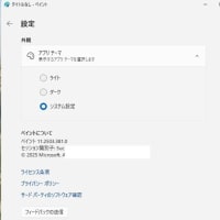 Paint 11.2503.381.0、Notepad 11.2503.16.0、Microsoft 365 Copilot 19.2505.50115.0 が降りてきました。