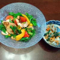 菜の花と鰆のソテー