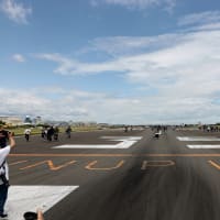  入間基地ランウェイウォーク2025③　今年は35エンドまで完歩
