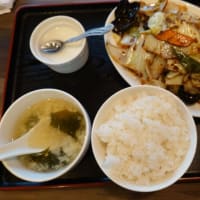 中国料理 楽楽餃子房のAランチ　～日替わりメニュー　回鍋肉～
