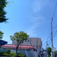 本日、大阪東住吉区中野上空地震雲。