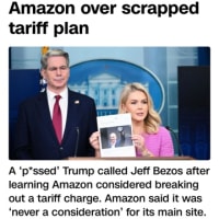 Trump called Bezos to complain
