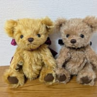 生徒さんの作品　生地違いのくまちゃんズ