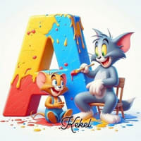 Tom & Jerry の　Alphabet Letter という豆本