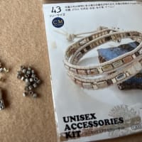 ラップブレスを（初めて）作りました(^^;)