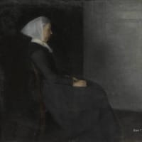 ヴィルヘルム・ハンマースホイ と ホイッスラー　画家の母親