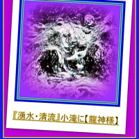 🐉🌈〖日蓮大聖人〗由来の清流に【⚡龍神様⚡】出現❢❢