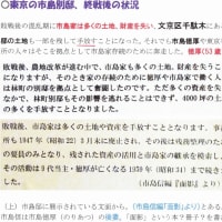 「大地主・市島邸の物語　73」　市島家の天朝山売却問題・農地改革・市島家の米倉売却　1947年
