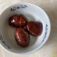 妻はコトコトと栗の渋皮煮
