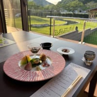 別邸わんこ日和の夕食セッティング