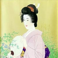 石版画美人　3