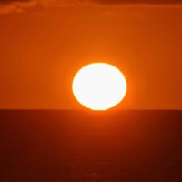東シナ海の夕陽