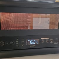 キャンピングトレーラー電子レンジ