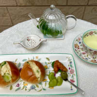 gooブログでの思い出 & そら豆のシロップ煮＆サラダパンと育てたアップルミントでミントティー 　〜♪
