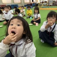 みどり　４歳児　七夕製作・そら豆