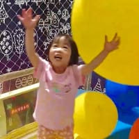 伊都イオンの「スキッズガーデン」で孫大喜び
