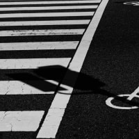 横断歩道 モノクロな世界