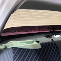 JA4 リヤ3面スモークフィルムDIY施工