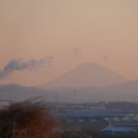 あかね色の富士山