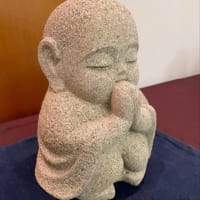松山市にて「愛と祈り」石彫展今日まで開催中