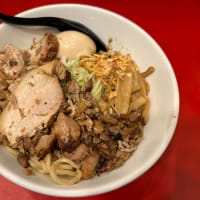 【渋谷】 まぜそば七「得製まぜそば(1200円)」