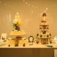 パスティヤージュ細工のケーキ 青さぎの落書き