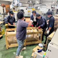 圧力タンク搬入