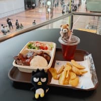 空港のミックスケバブプレート…