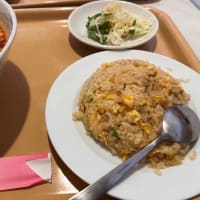 麻婆麺+半炒飯@餃子市 (･~･)ﾞ