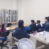 3月26日、ヤマダ電機大泉学園子供教室の風景