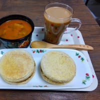 今日の朝ごはん。