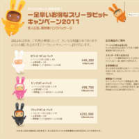ガイジンポット2011求人広告スペシャル　『スリーラビットキャンペーン』