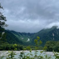 上高地からの、、、撤退