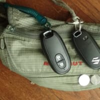 車のリモートキー　電池交換　CR2032