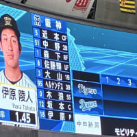 中日阪神　阪神が勝つ