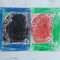 Asanikki250621 Ongaku Kaiga　No 294and 295 combined ws music April and miscellaneous sketching