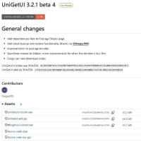 UniGetUI 3.2.1 beta 4 がリリースされました。