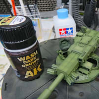 M1128 MGS AFVクラブ 1/35 #13 スミ入れ
