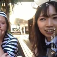 バニーガールと囚人（インスタライブの光景）