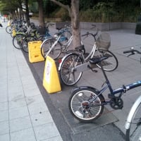 放置自転車容認区域新浦安ブライトンホテル前